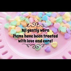 All gently worn items have been treated w/ TLC!